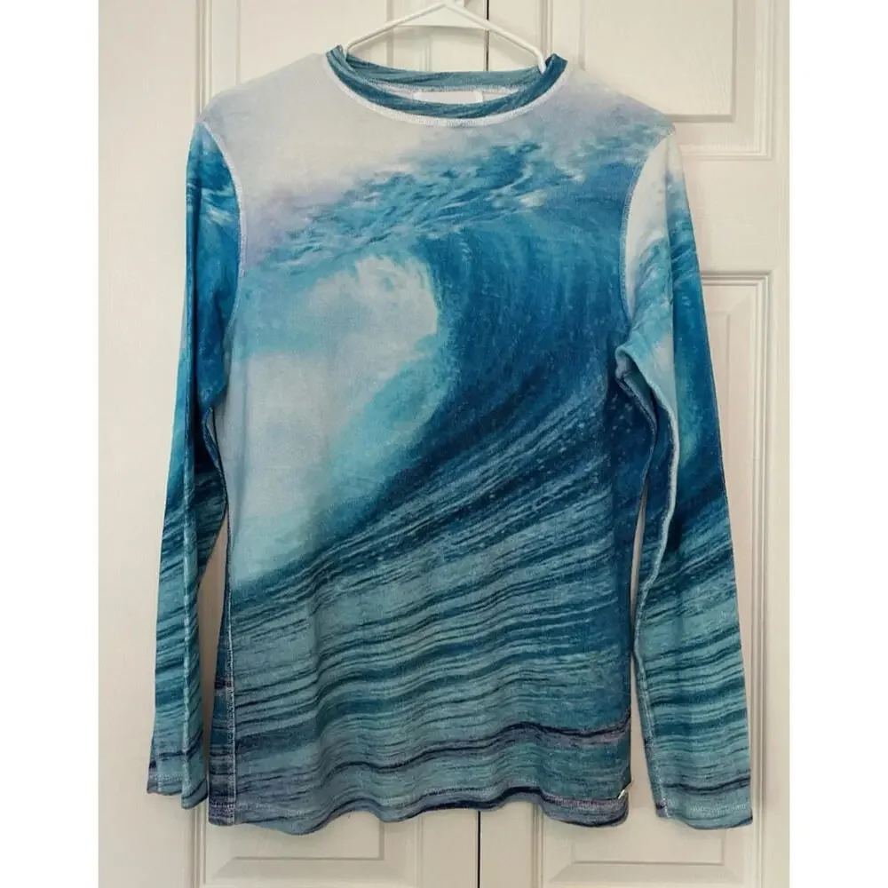 NEW House of Sunny Wave Towelling Top 10 - Picture 4 of 8